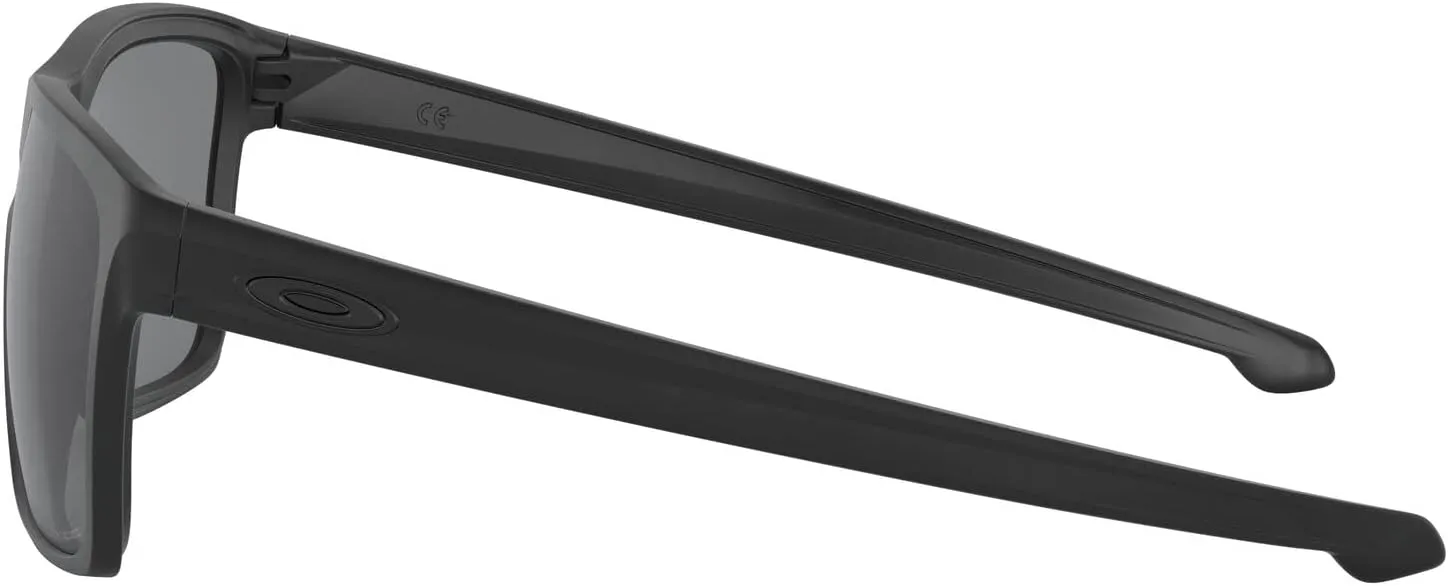 Oakley Man Sunglasses Matte Black Frame, Grey Lenses, 57MM