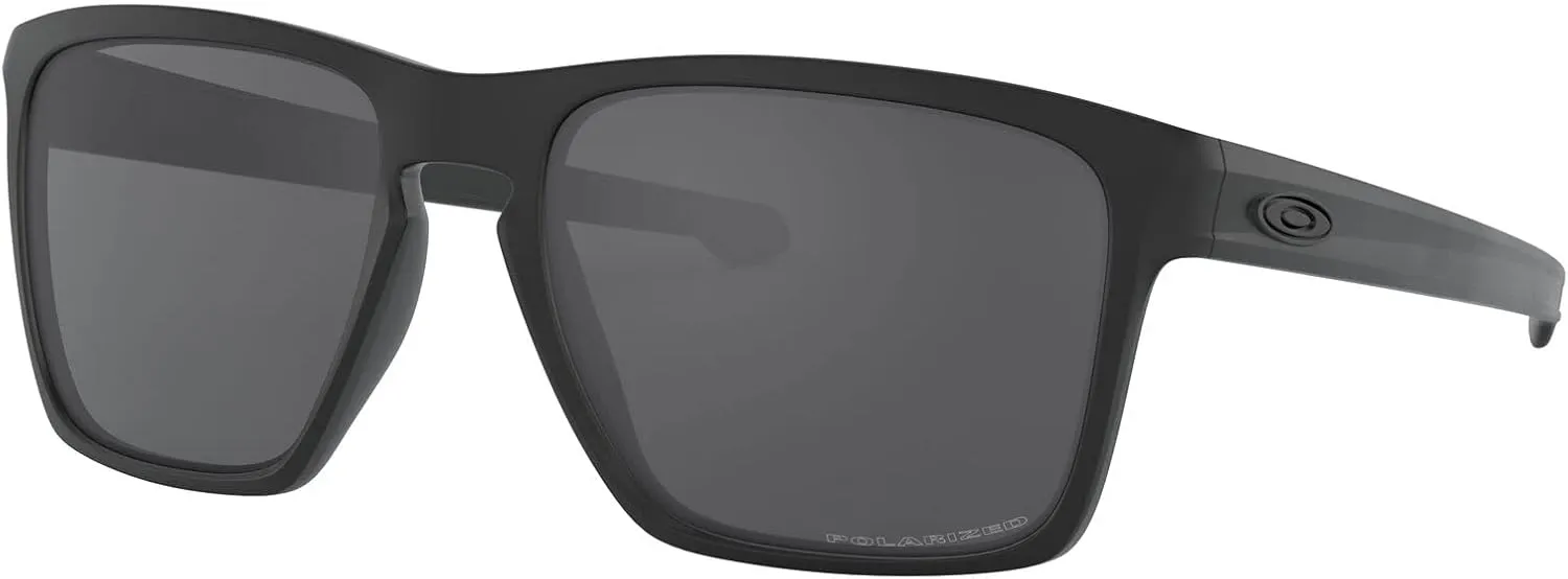 Oakley Man Sunglasses Matte Black Frame, Grey Lenses, 57MM