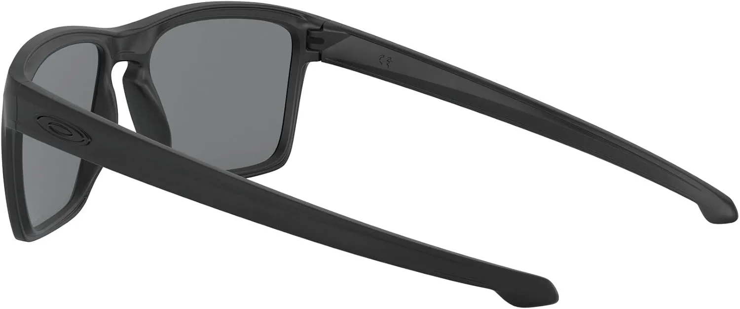 Oakley Man Sunglasses Matte Black Frame, Grey Lenses, 57MM