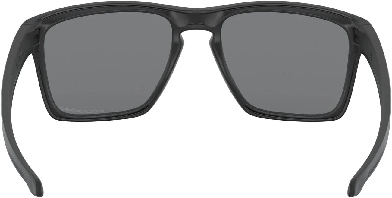 Oakley Man Sunglasses Matte Black Frame, Grey Lenses, 57MM