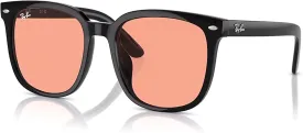 Ray-Ban RB4401D Square Sunglasses for Men for Women   BUNDLE With Designer iWear Complimentary Eyewear Kit