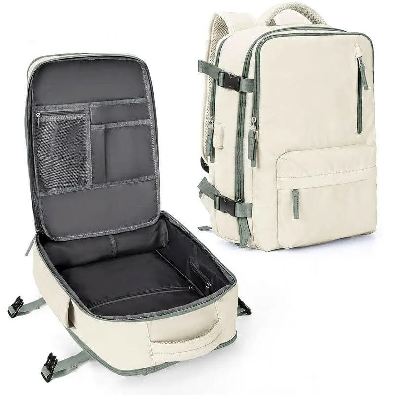 Sage Green Large Capacity Luggage Backpack for Travel