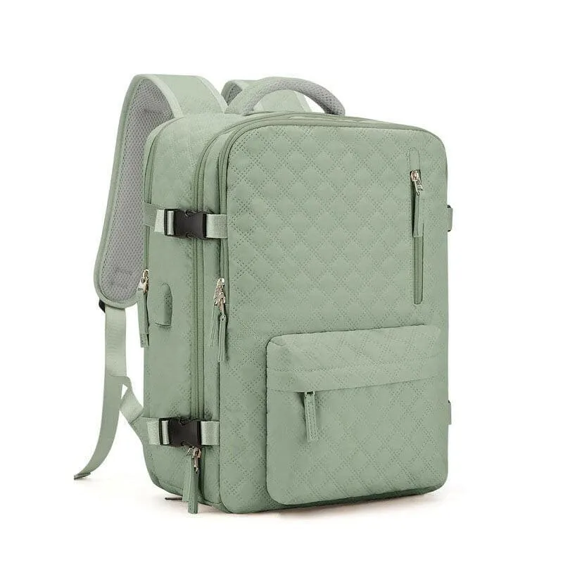 Sage Green Large Capacity Luggage Backpack for Travel