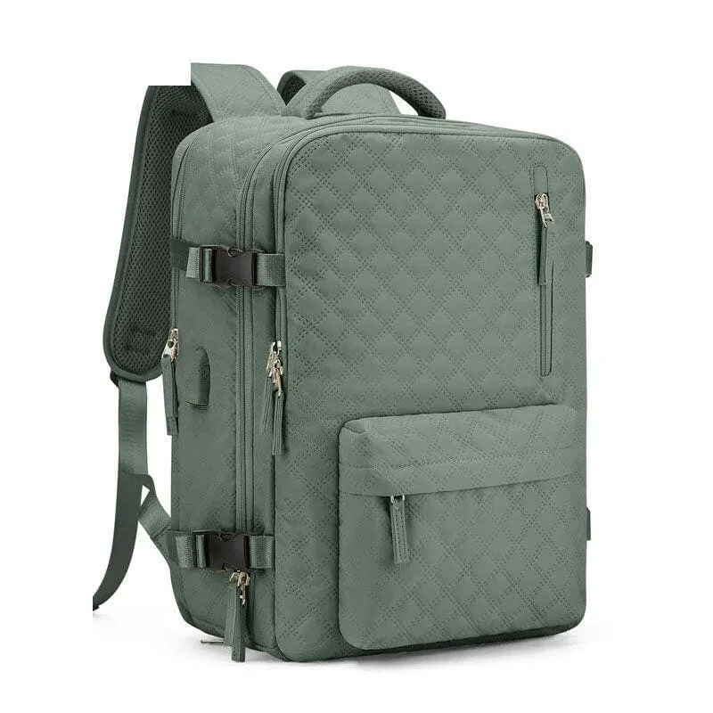 Sage Green Large Capacity Luggage Backpack for Travel
