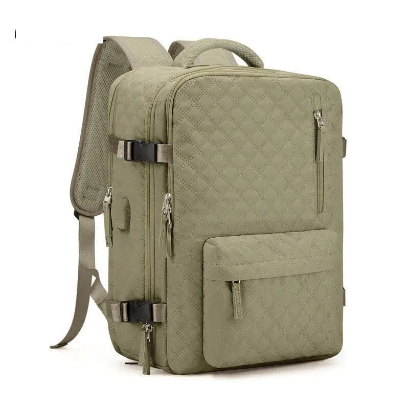 Sage Green Large Capacity Luggage Backpack for Travel