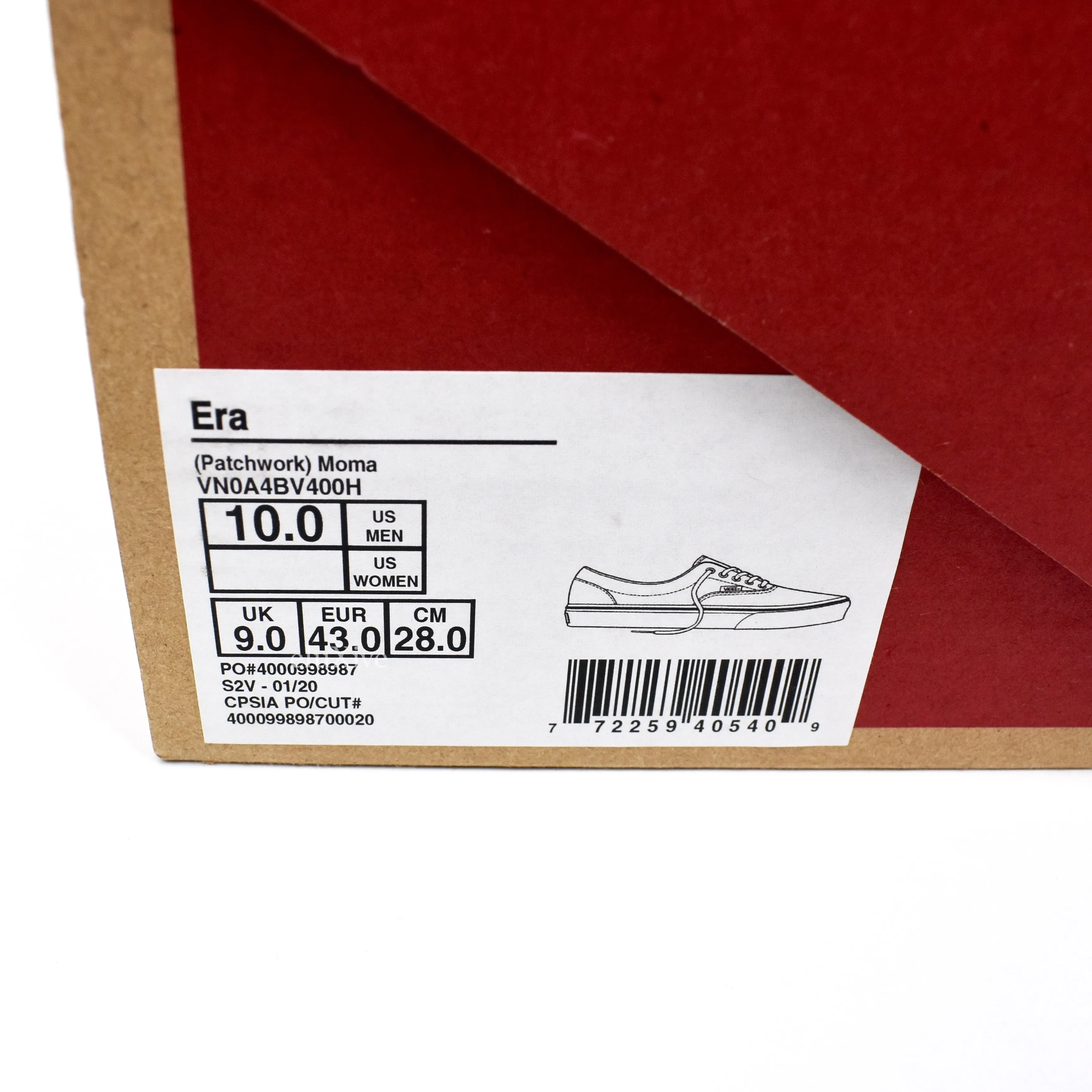 Vans x MoMA - Multicolor Patchwork Era Sneakers