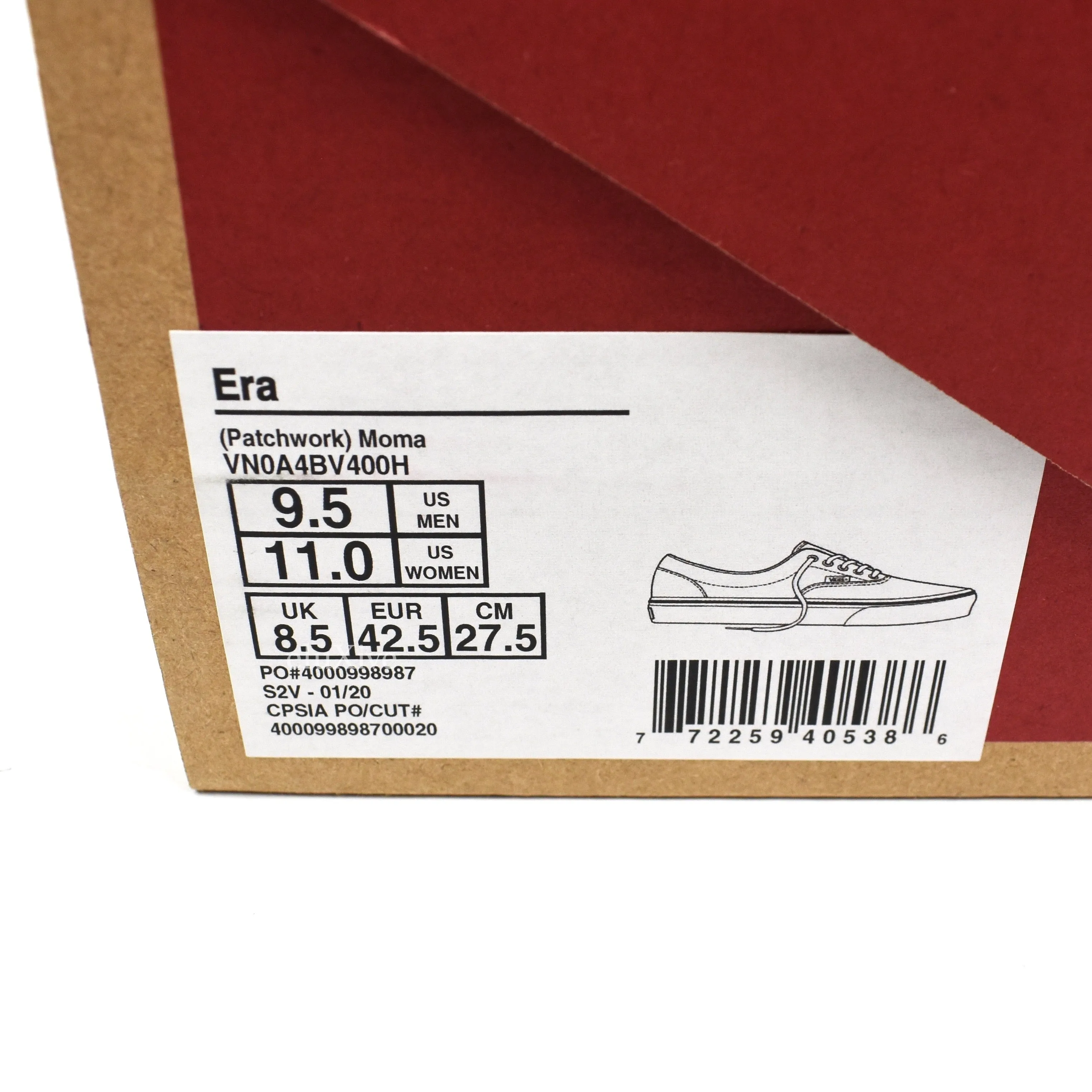 Vans x MoMA - Multicolor Patchwork Era Sneakers